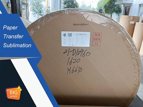 Sublimation Transfer Paper 33gsm Industrial Light Jumbo Roll - COMAX gefur út...